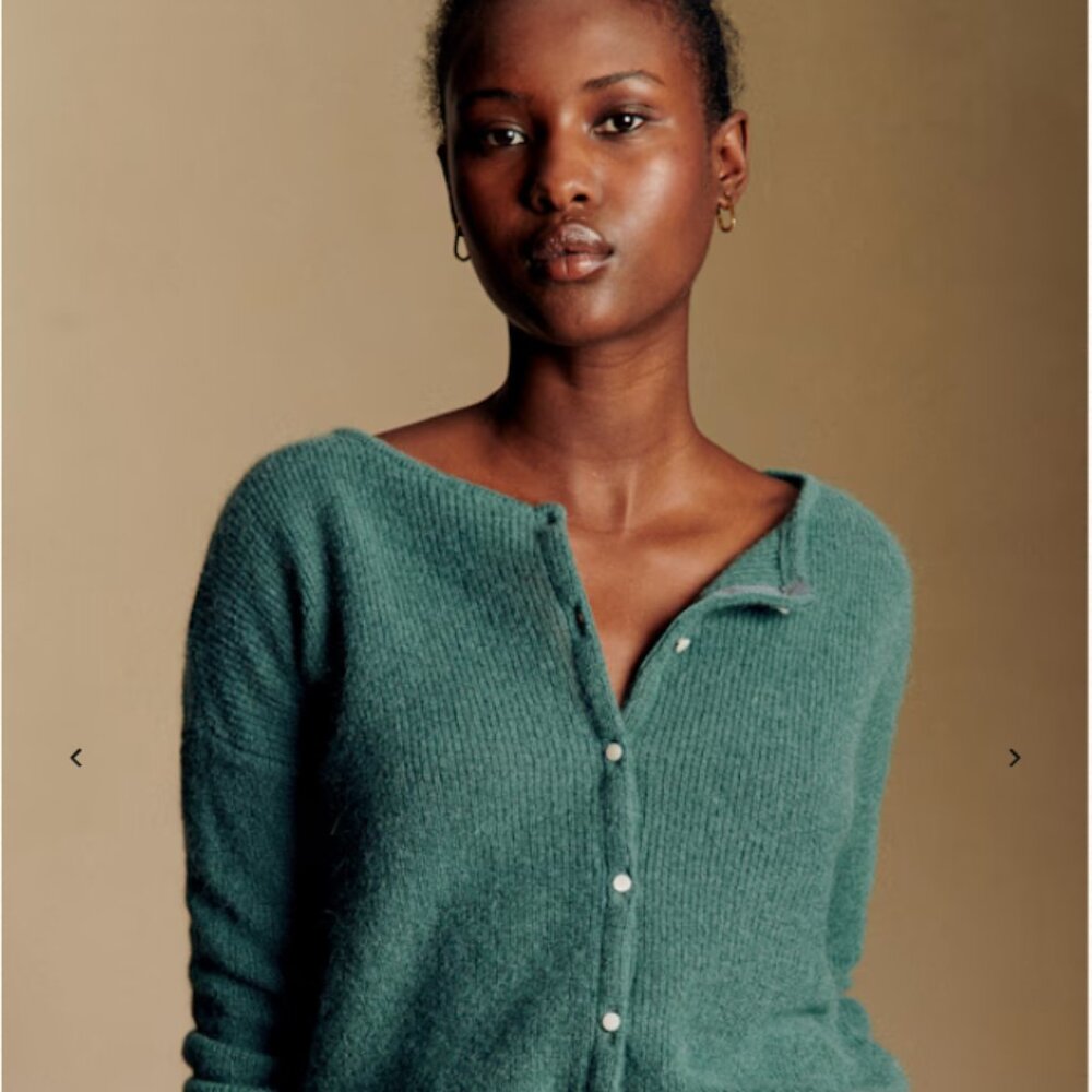 Sezane Gaspard Cardigan - Sage